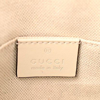 Gucci Boarded Plutone Calfskin Mini Horsebit 1955 Top Handle Bag Mystic White 6 of 13