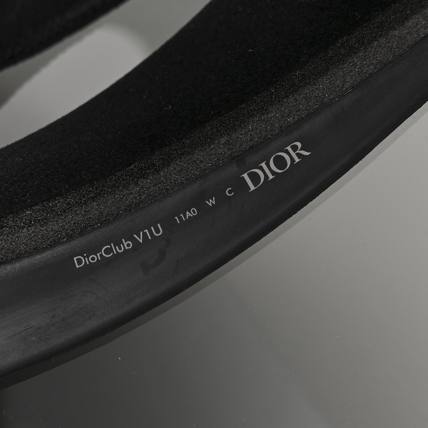 Christian Dior Mirrored DiorClubV1U Sun Visor Black 7 of 11