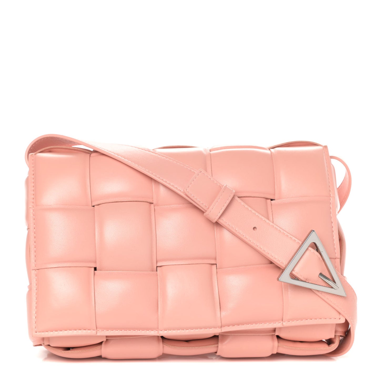 Paper Calfskin Maxi Intreccio Padded Cassette Crossbody Bag