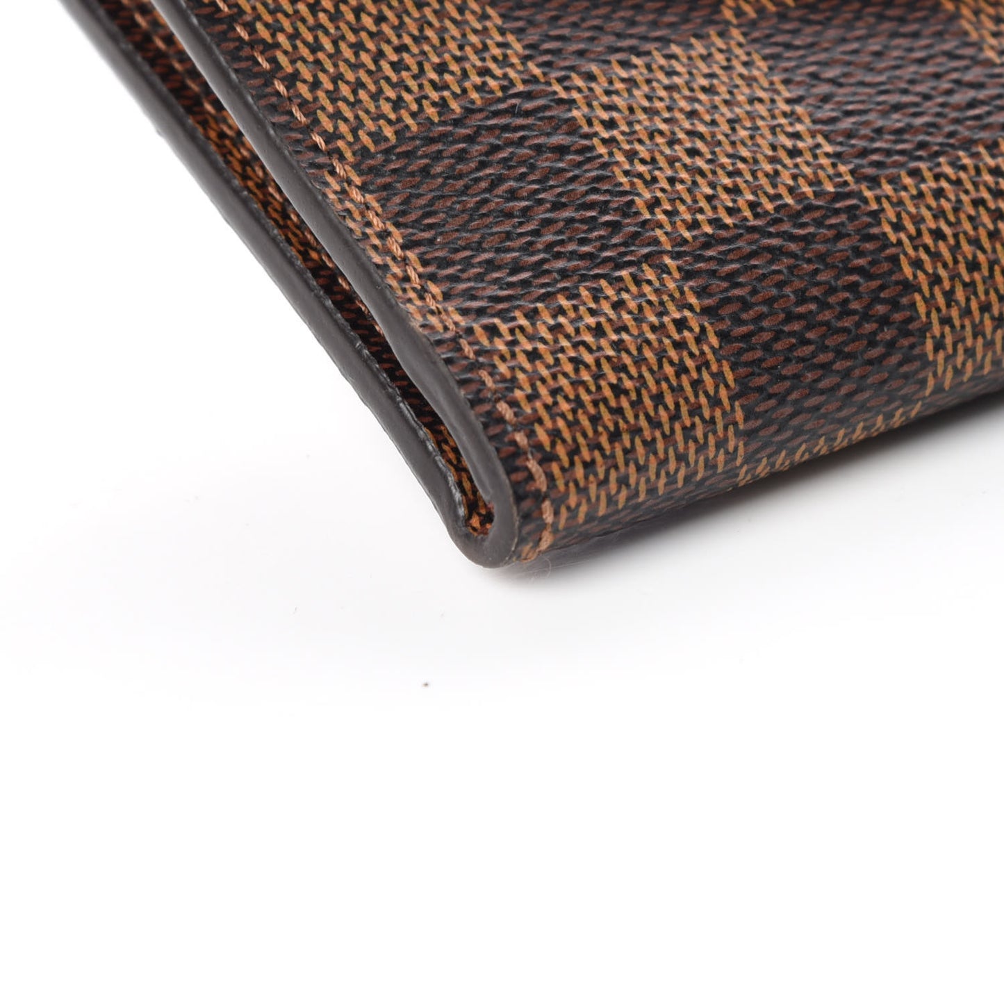 Damier Ebene Josephine Wallet Red