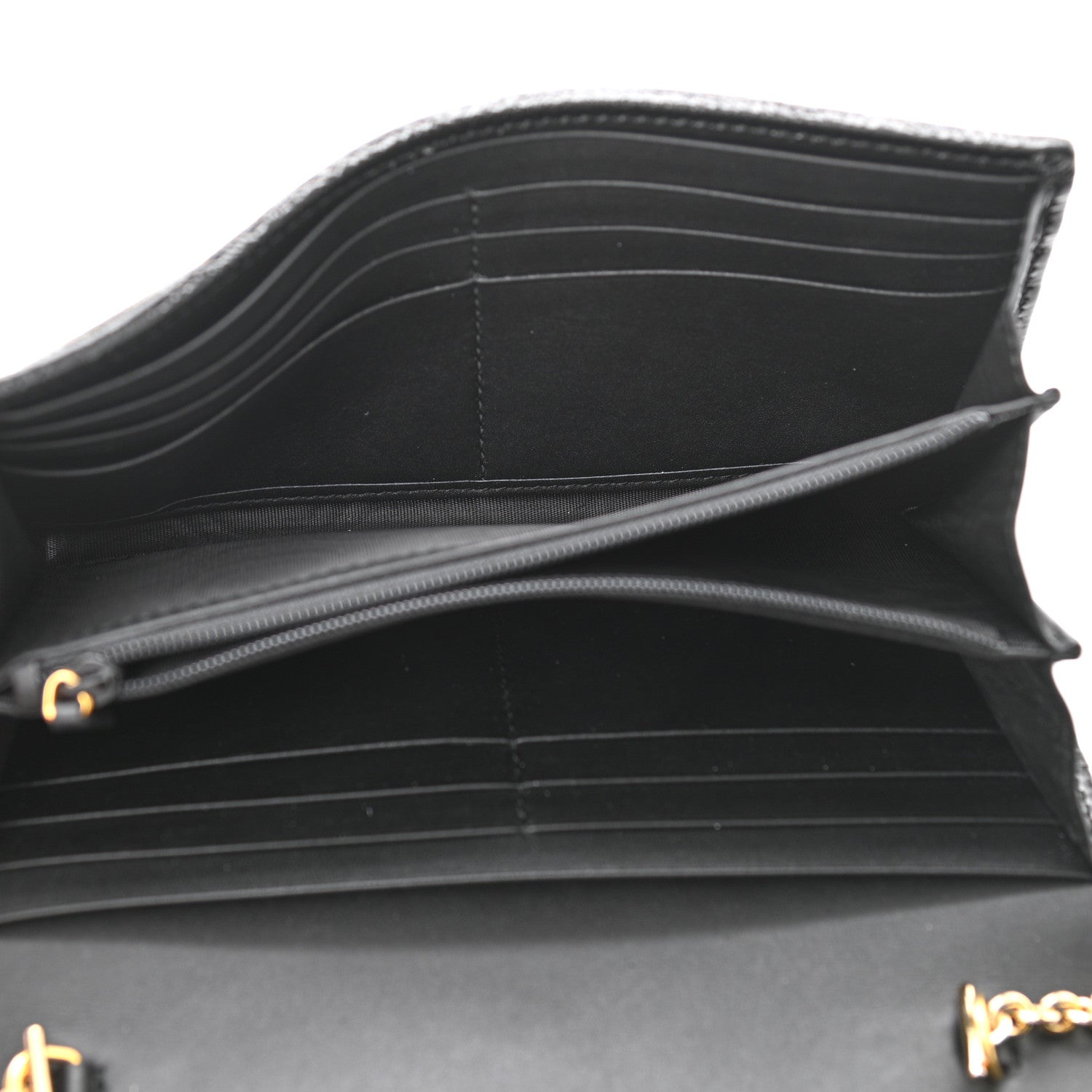 Gucci Suede Patent Web Ophidia Wallet On Chain Black 4 of 10