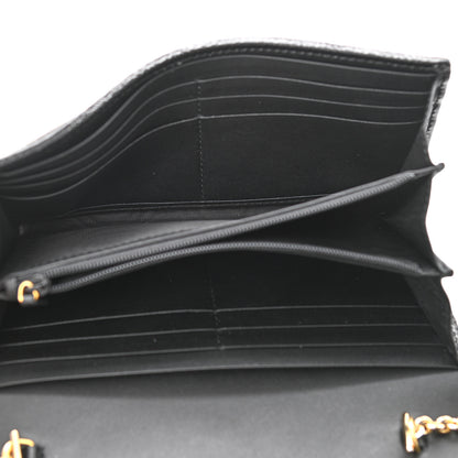 Gucci Suede Patent Web Ophidia Wallet On Chain Black 4 of 10