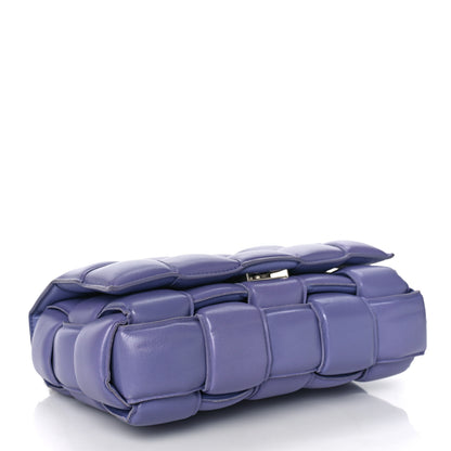 Bottega Veneta Lambskin Maxi Intreccio Padded Chain Cassette Crossbody Bag Lavender 5 of 11