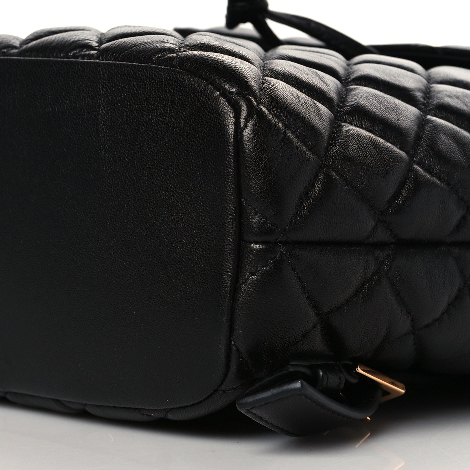 Versace Calfskin Quilted Medusa Backpack Black 10 of 10