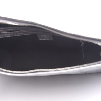 MCM Metallic Visetos Zip Pouch Silver 5 of 9