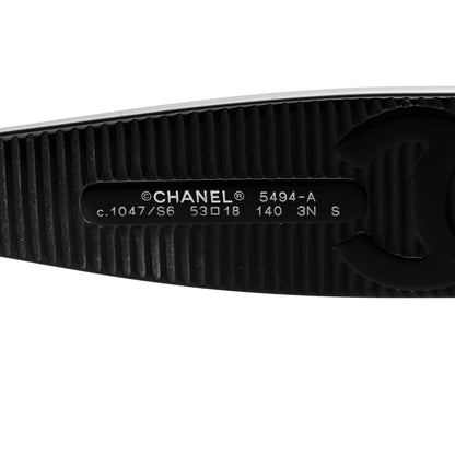 Chanel Square CC Sunglasses 5494-A Black 5 of 10