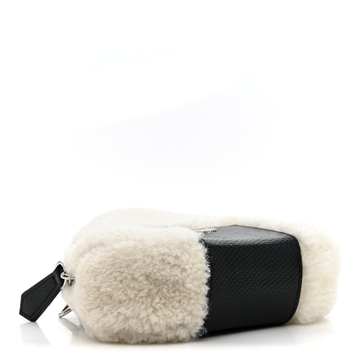 Sheepskin Karung Miniature Onigiri Bag White Ice Verde Alga