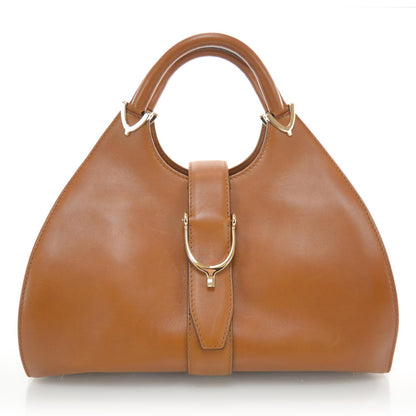 Gucci Leather Medium Stirrup Top Handle Bag 1 of 6