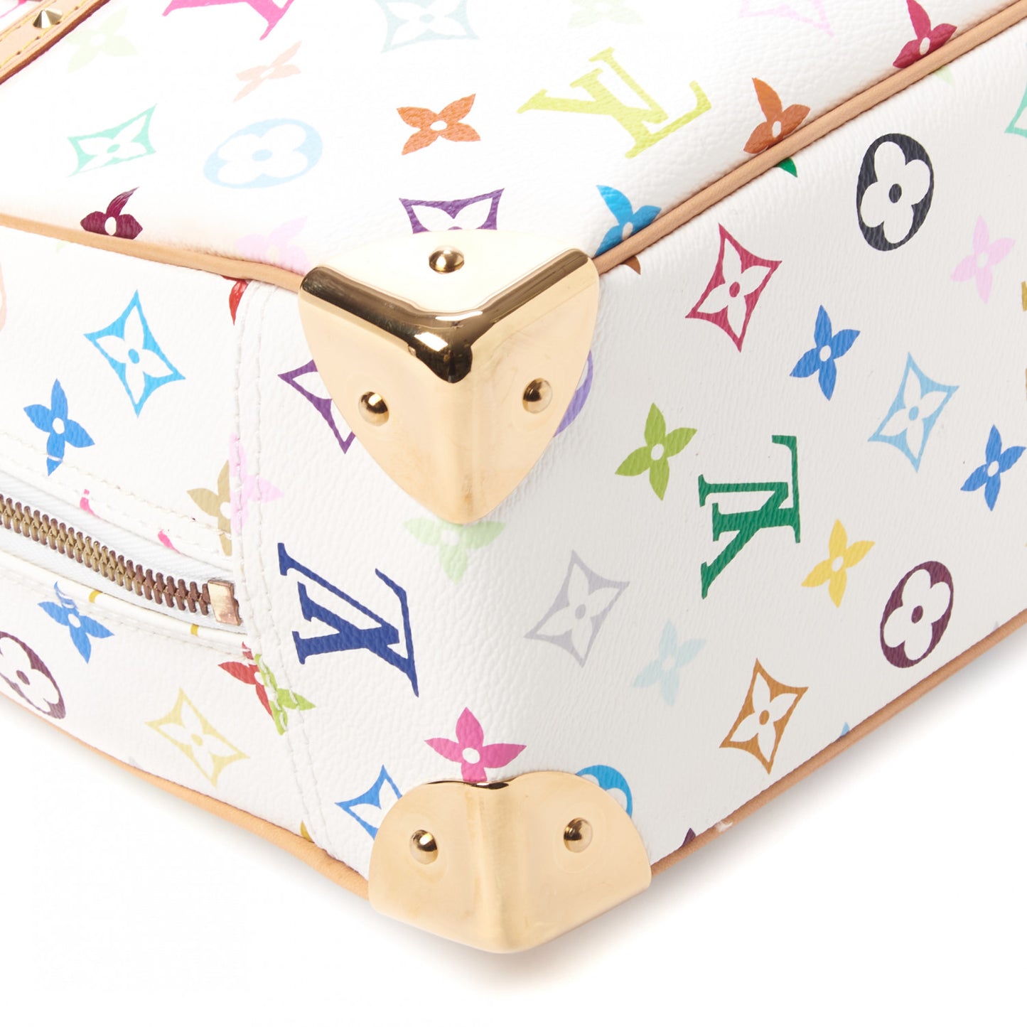 Monogram Multicolor Trouville White