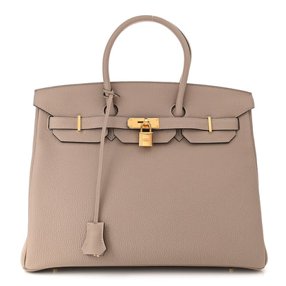 Hermes Togo Birkin 35 Gris Tourterelle 1 of 10