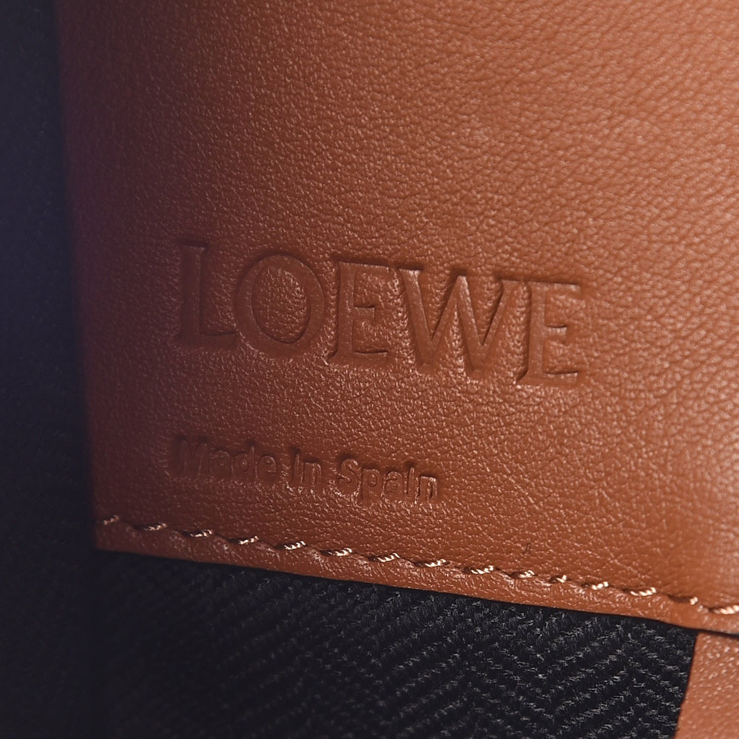 Loewe Calfskin Small Hammock Shoulder Bag Tan 9 of 9