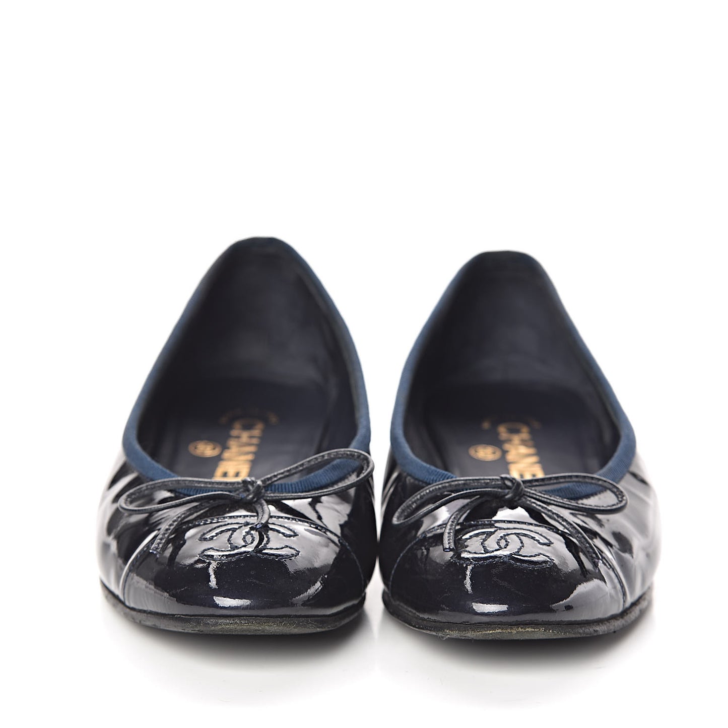 Patent CC Ballerina Flats 35 Navy