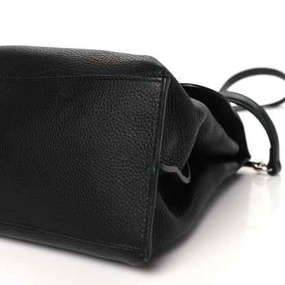 Gucci Cellarius Calfskin Medium Bamboo Daily Top Handle Bag Black 9 of 10