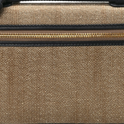 Loro Piana Hemp Silk L19 Extra Pocket Pouch Mooncake Biscuit Black 7 of 10