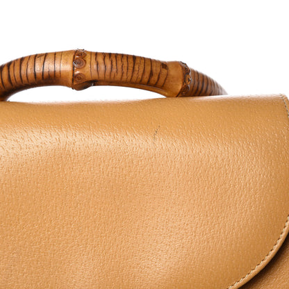 Gucci Cinghiale Bamboo Medium Backpack Tan 11 of 15
