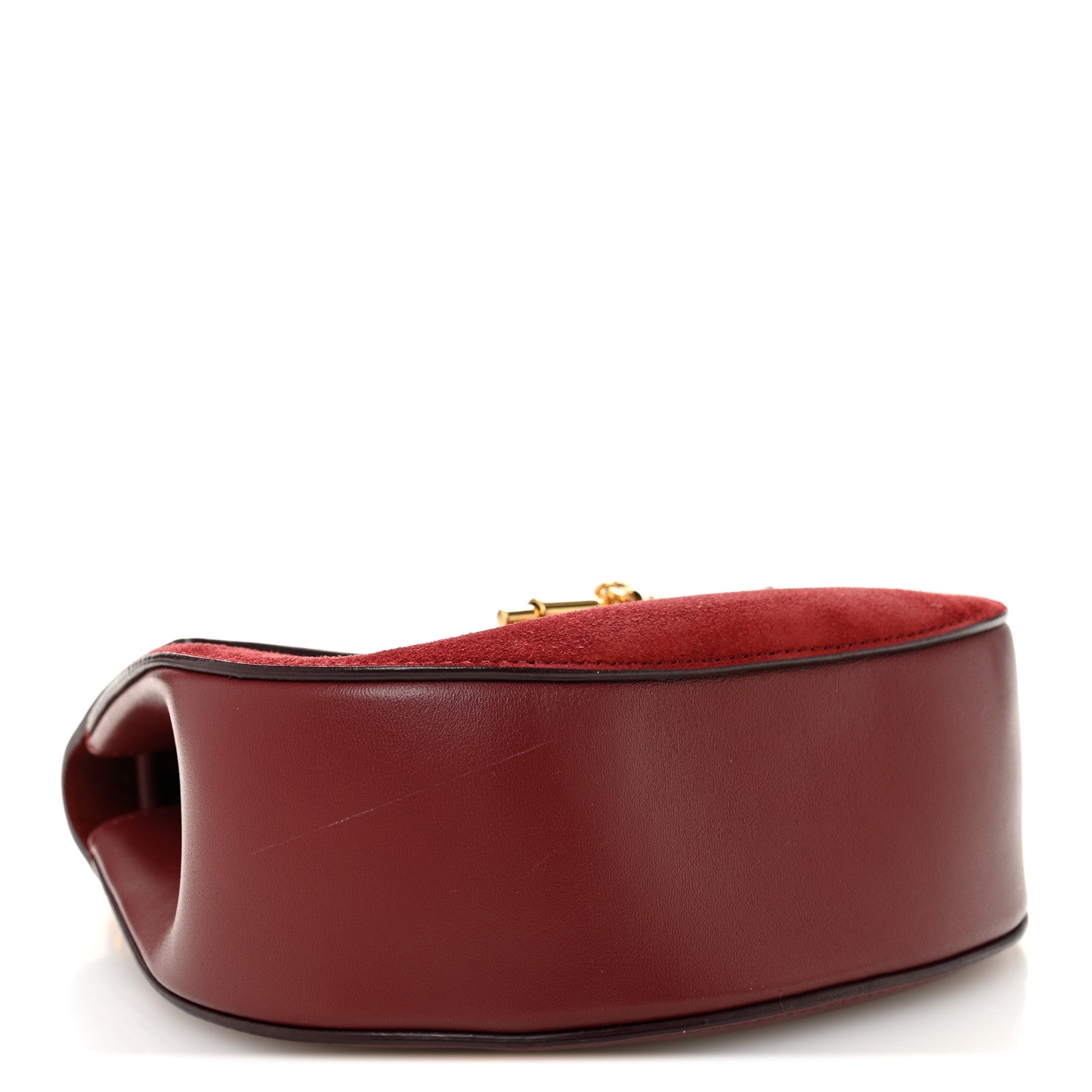 Chloe Smooth Calfskin Mini Drew Shoulder Bag  Wine Purple 4 of 11