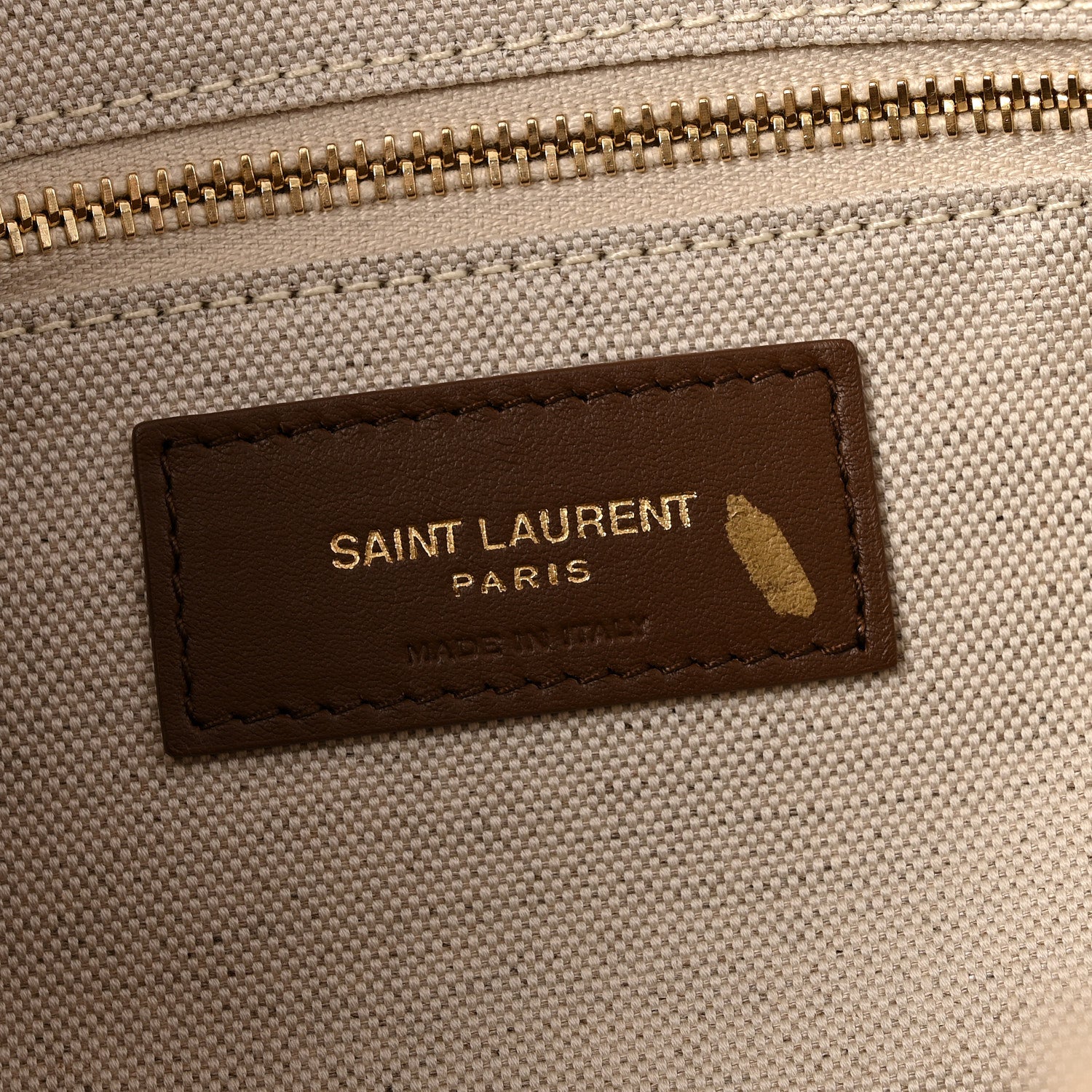 Saint Laurent Suede Shearling Patchwork Monogram Medium Jamie Brown Beige 6 of 11