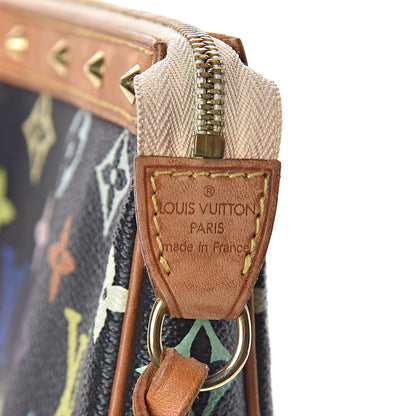 Louis Vuitton Monogram Multicolor Pochette Accessories Black 7 of 9