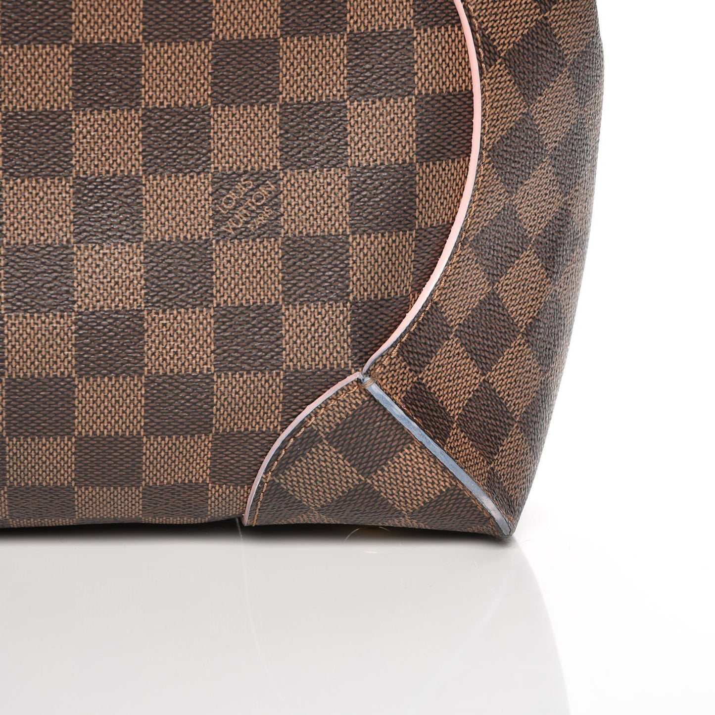Damier Ebene Caissa Hobo Rose Ballerine