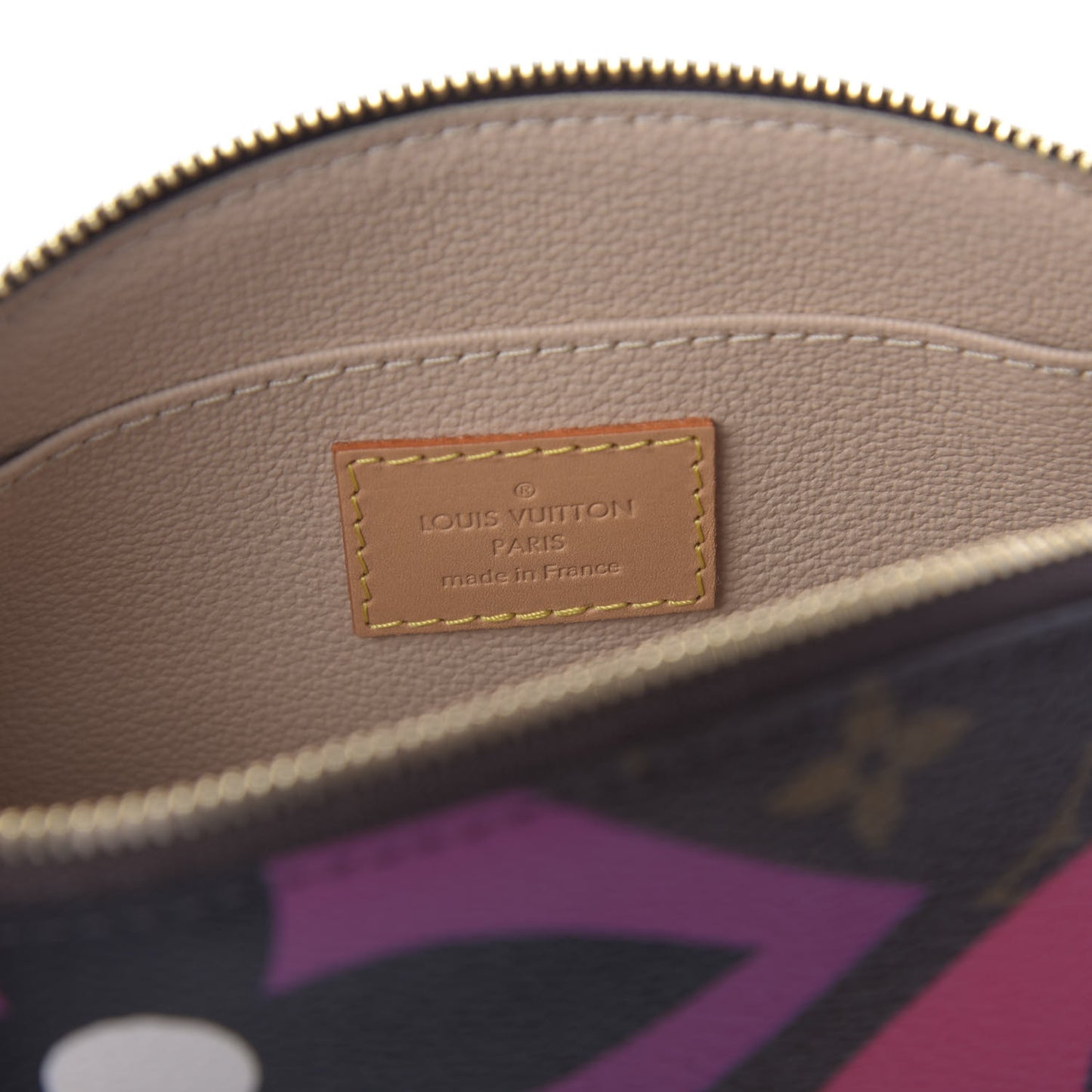 Monogram Game On Cosmetic Pouch