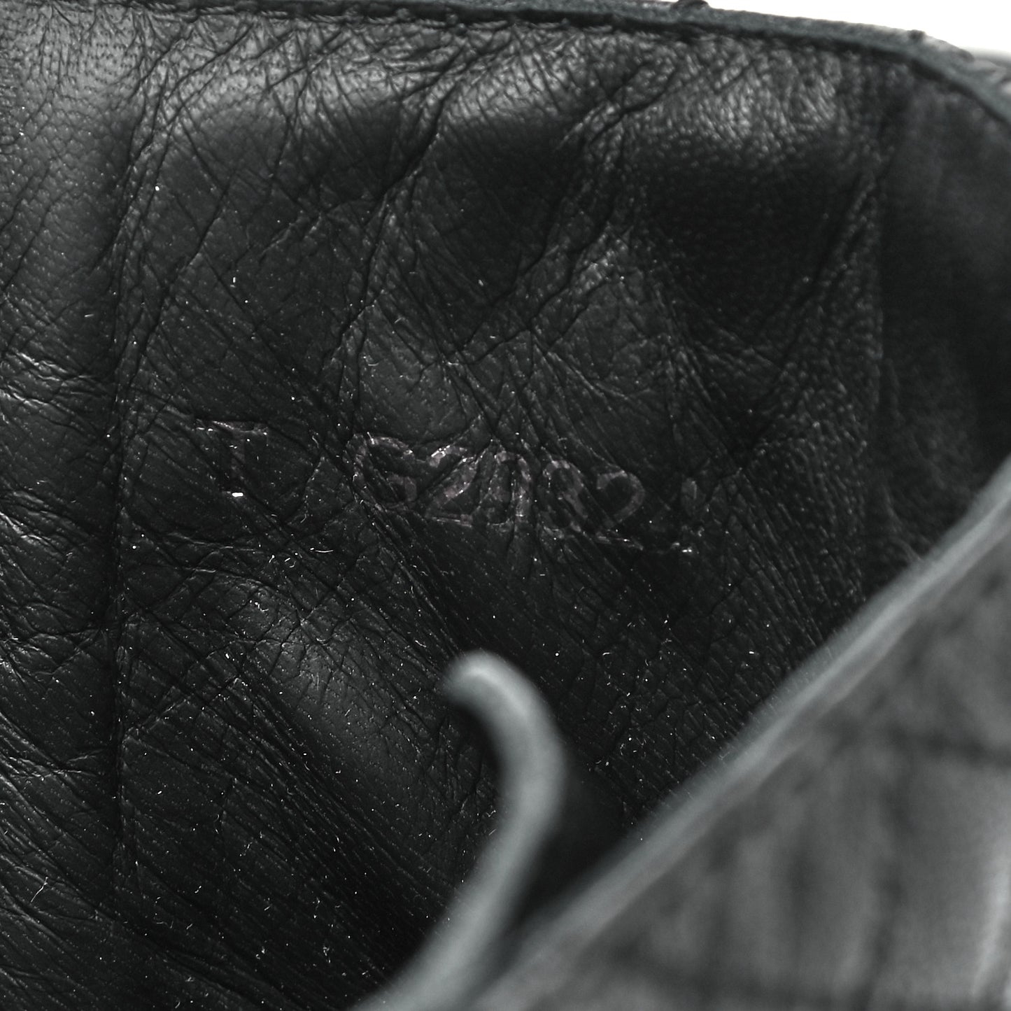 Calfskin Quilted Lace Up Combat Boots 39 Black
