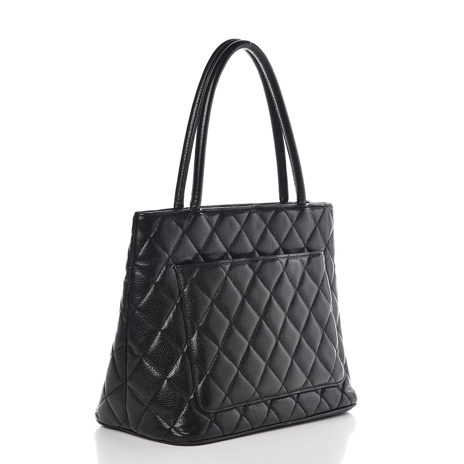 Chanel Caviar Quilted Medallion Tote Black 3 of 9