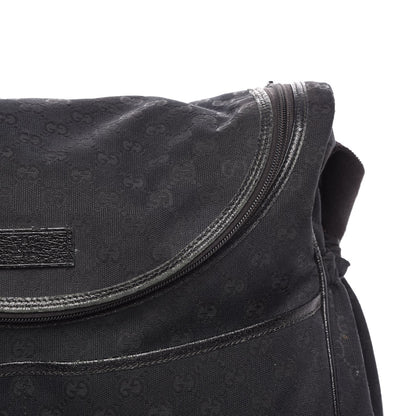 Gucci Monogram Large Diaper Bag Black 9 of 22