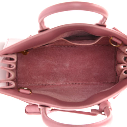 Saint Laurent Calfskin Nano Sac De Jour Rose Dark 12 of 14
