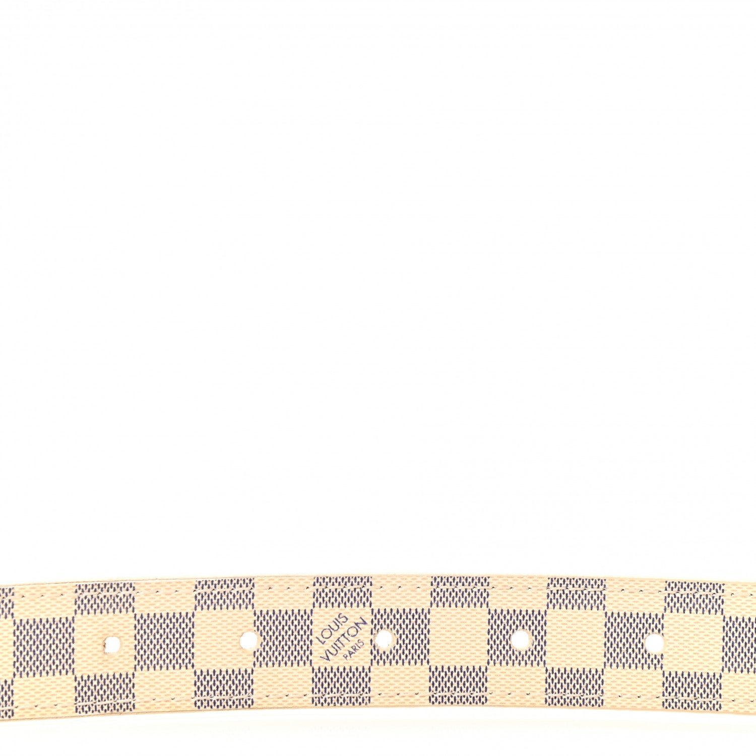 Louis Vuitton Damier Azur 25mm Mini Belt 75 30 7 of 8