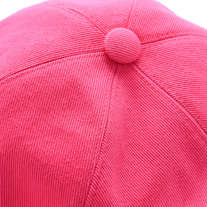 Chanel Cotton CC Cap Hat Fuchsia 9 of 9