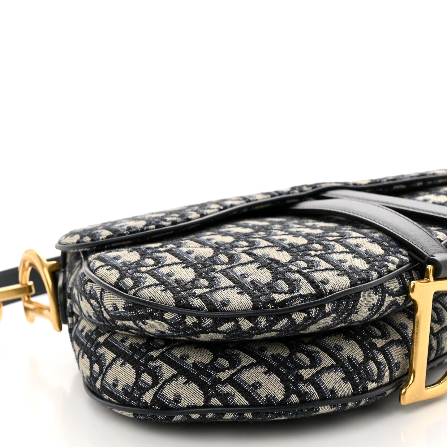 Oblique Saddle Bag Blue