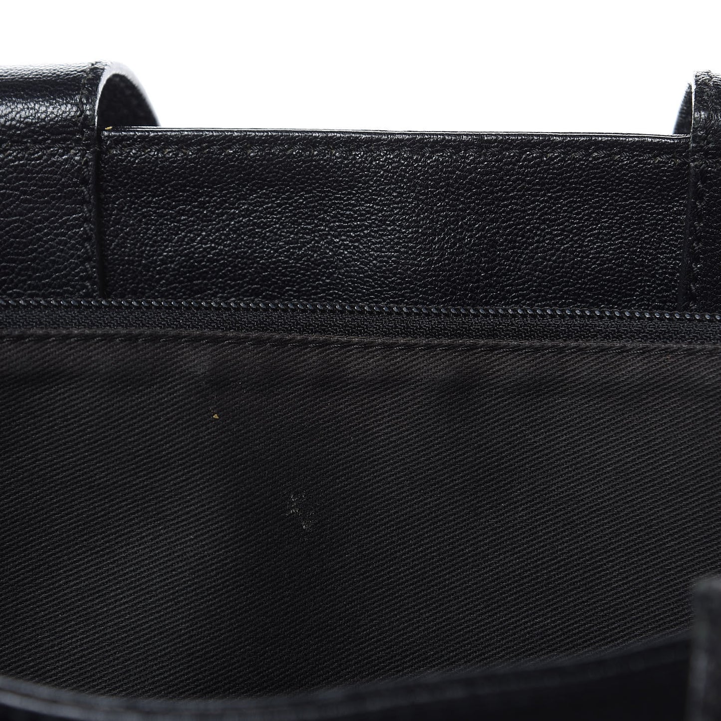 Goatskin Perforated Large CC Tote Black