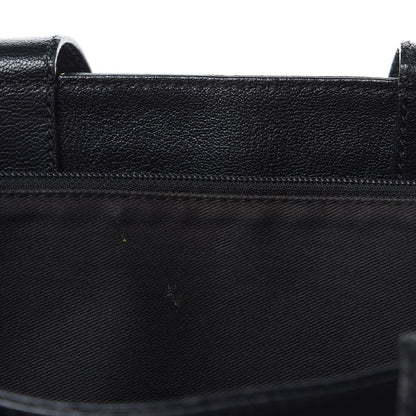 Chanel Goatskin Perforated Large CC Tote Black 13 of 17