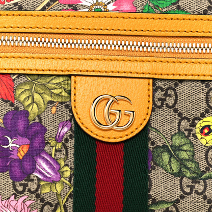 Gucci GG Supreme Monogram Flora Medium Ophidia Belt Bag Beige Multicolor Crop 8 of 12