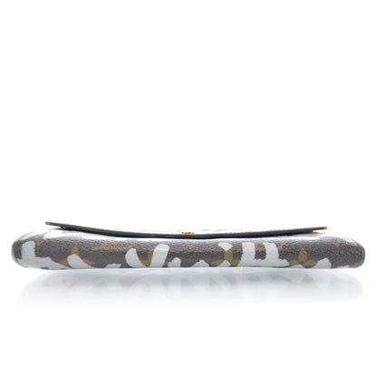 Louis Vuitton Monogram Graffiti Porte-Monnaie Wallet Silver 4 of 8