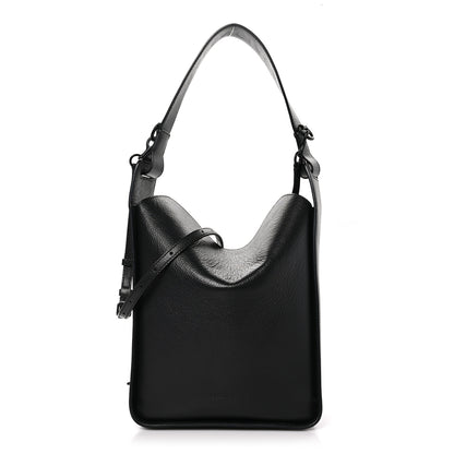 Balenciaga Calfskin Logo Embossed Small Tool 2.0 North-South Tote Black 1 of 9