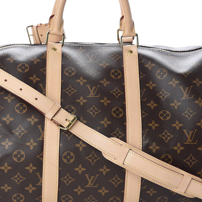 Louis Vuitton Monogram Keepall Bandouliere 55 7 of 9