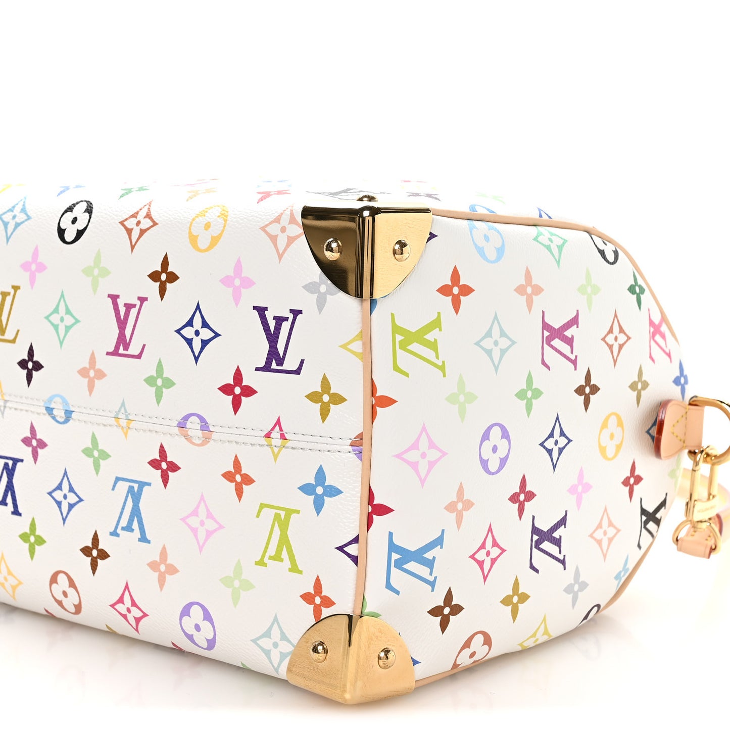LV X TM Monogram Multicolor Speedy Soft 30 White