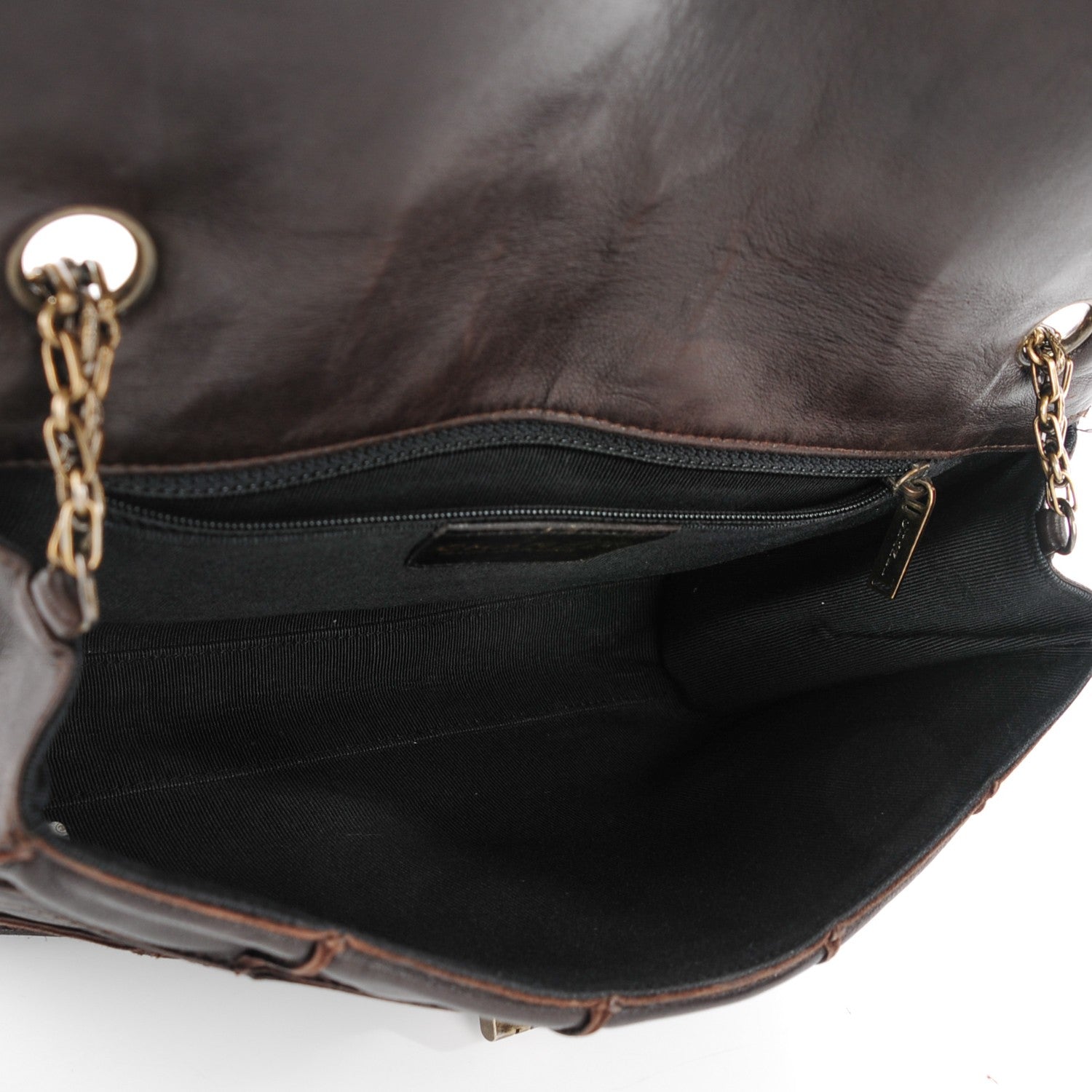 Chanel Lambskin Medium Patchwork Mademoiselle Single Flap Brown 5 of 9
