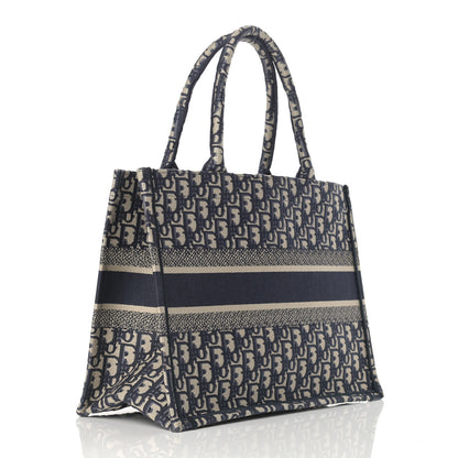 Christian Dior Oblique Medium Book Tote Blue Multicolor 3 of 11