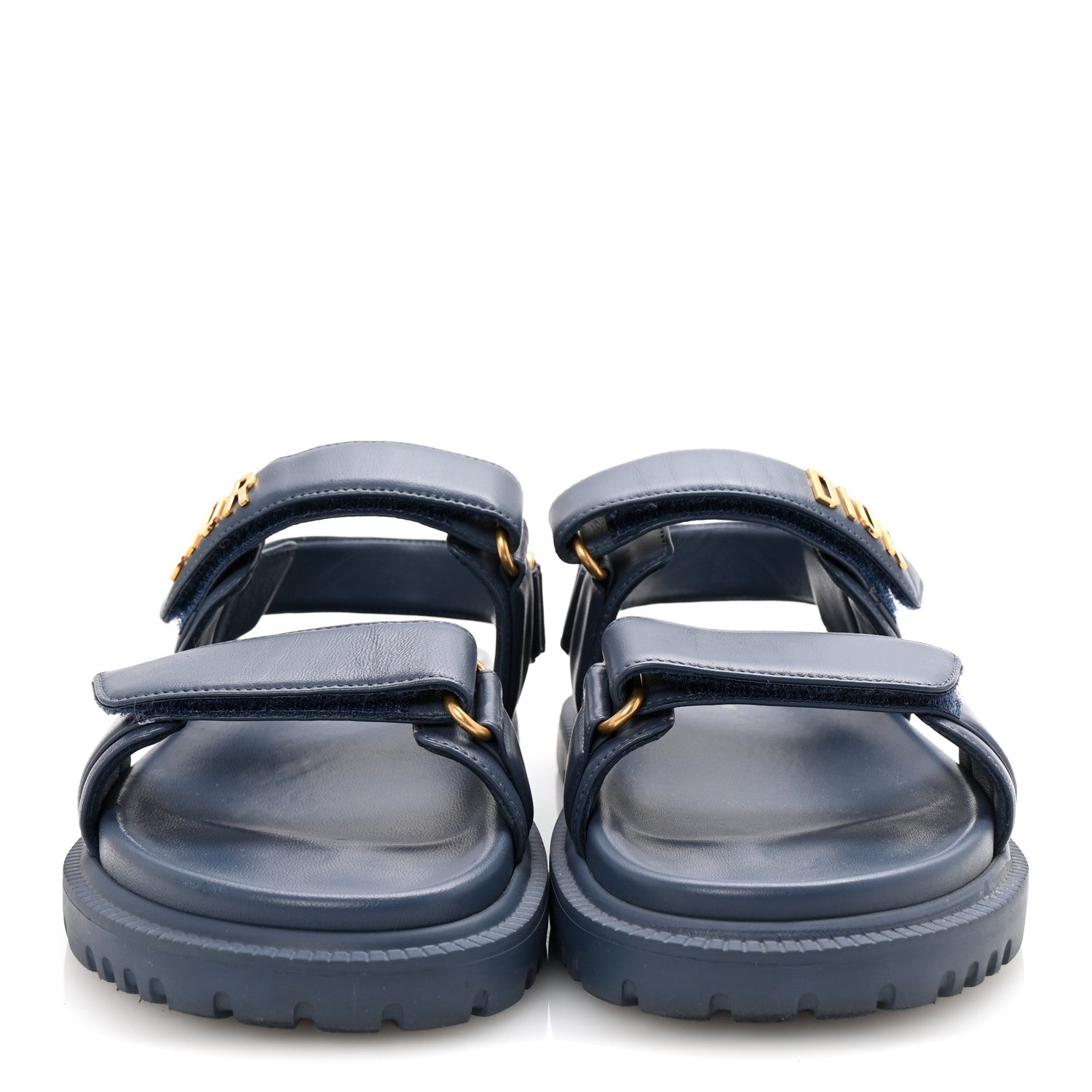 Christian Dior Lambskin Dioract 10mm Sandals 37 Pastel Night 3 of 9