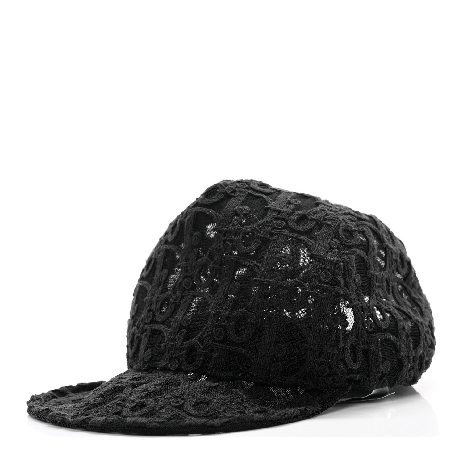 Christian Dior Mesh Hat M Black 1 of 10
