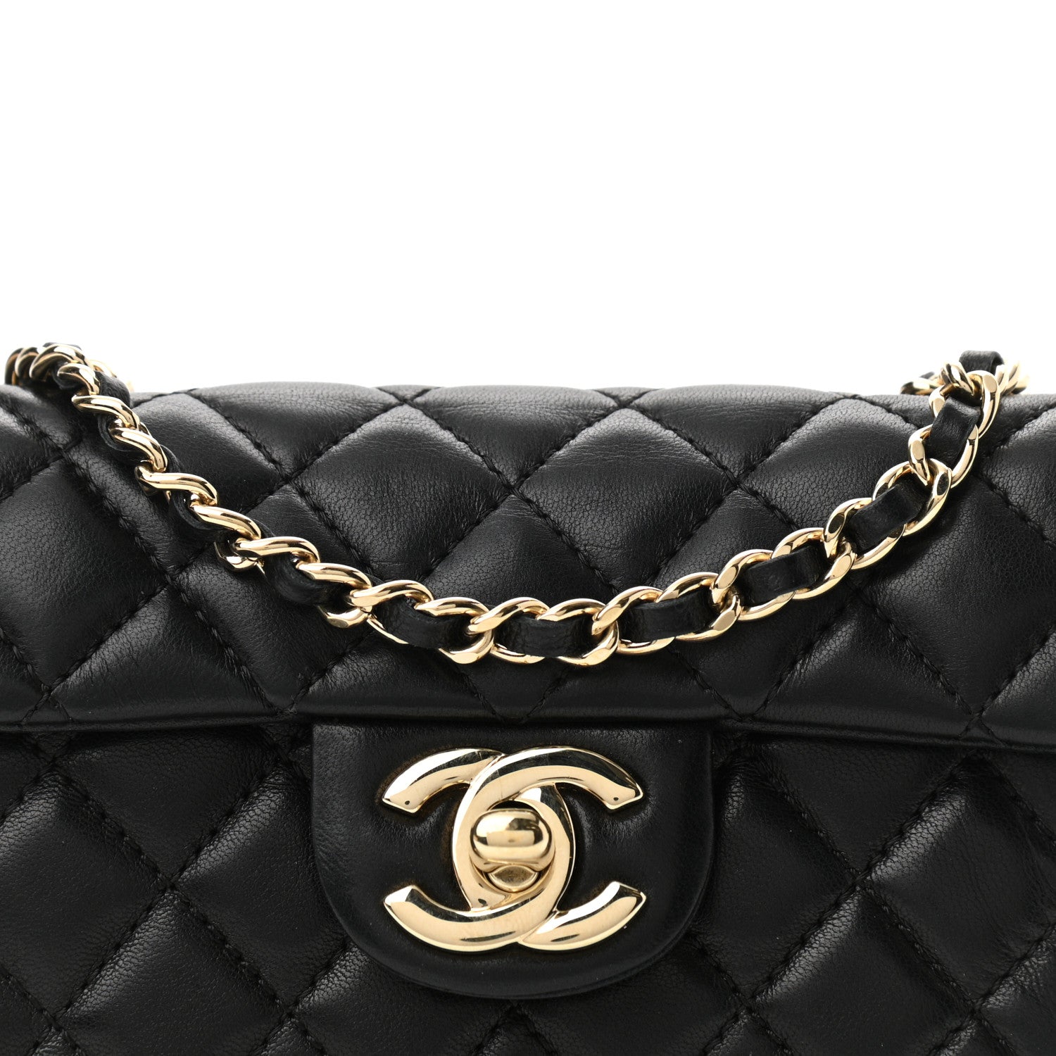 Chanel Lambskin Quilted Extra Mini Flap Black 5 of 10