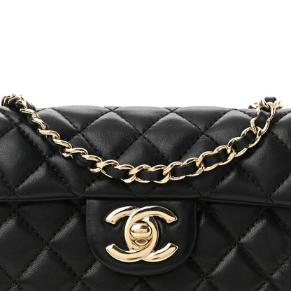 Chanel Lambskin Quilted Extra Mini Flap Black 5 of 10
