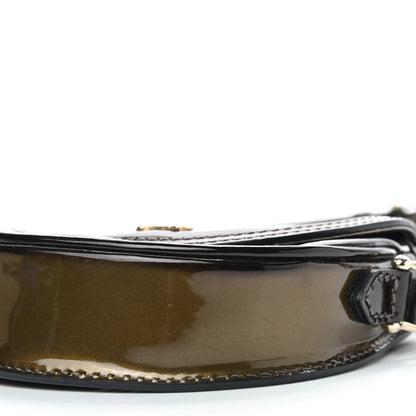 Burberry Patent Calfskin Georgie Mini Crossbody Bag Dark Nickel 5 of 8