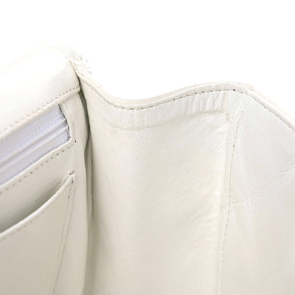 Chanel Lambskin Quilted Jumbo Single Flap White 14 of 24