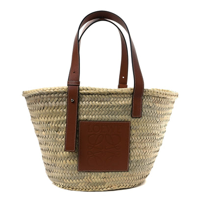 Loewe Raffia Basket Tote Bag Natural Tan 1 of 9