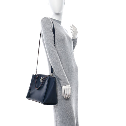 Louis Vuitton Calfskin Lockmeto Marine Rouge 2 of 10