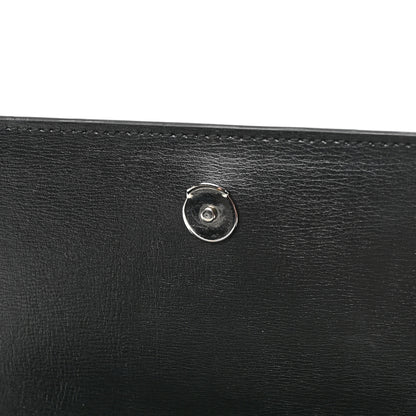 Saint Laurent Calfskin Medium Monogram Monochrome Sunset Black 11 of 13