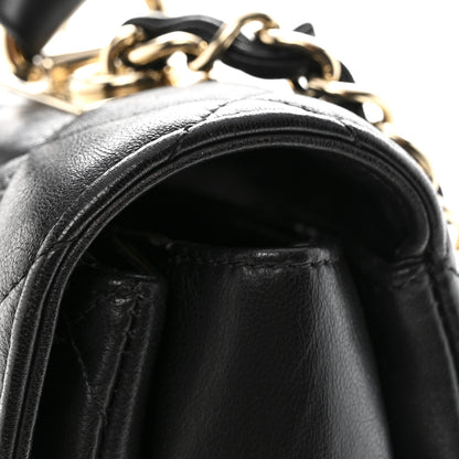 Chanel Lambskin Quilted Large Trendy CC Dual Handle Flap Bag Black 14 of 15